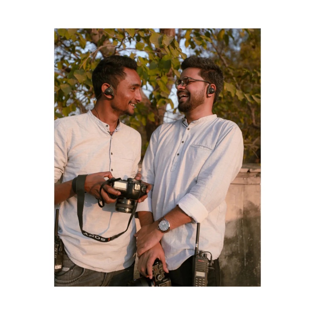 Two Cup of Stories team members laughing